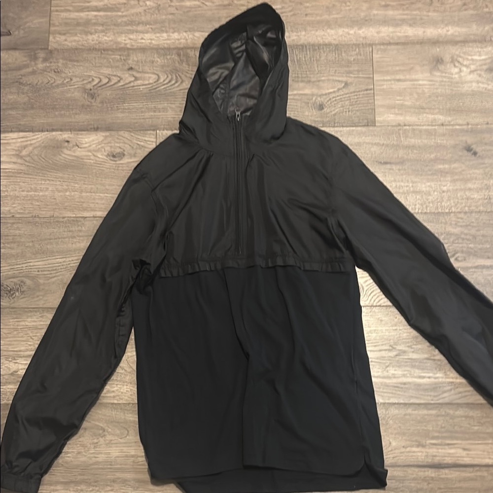 Under Armour Black Hooded Windbreaker Pullover
